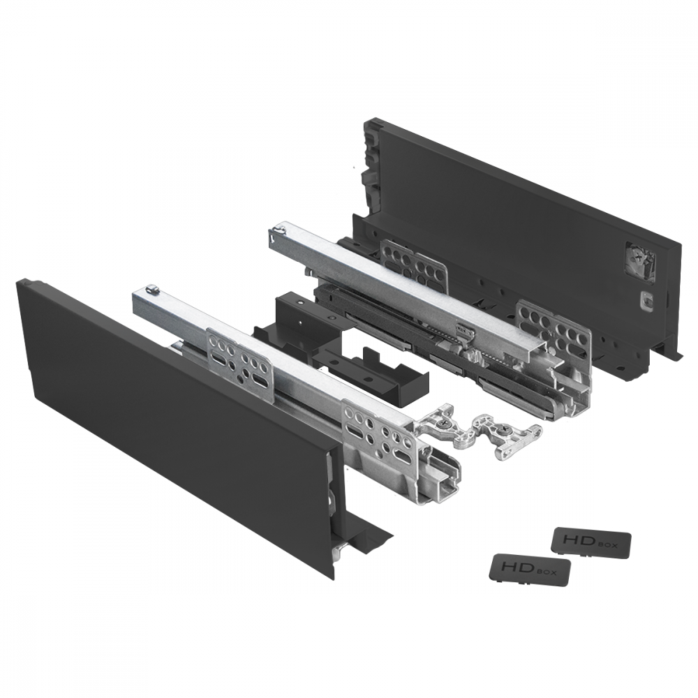HD Slimbox  84 прямой 84*300 мм графит (6) 