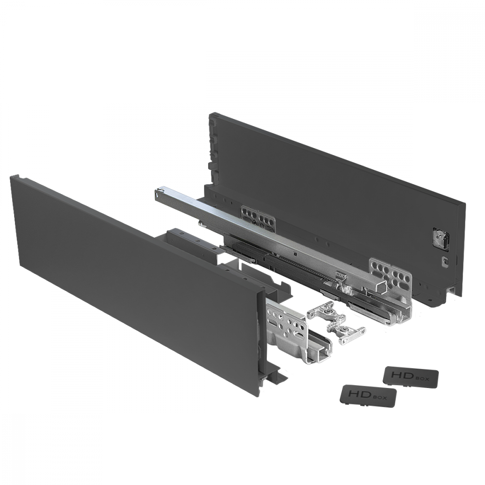 HD Slimbox 116 прямой 116*450 мм графит (6)