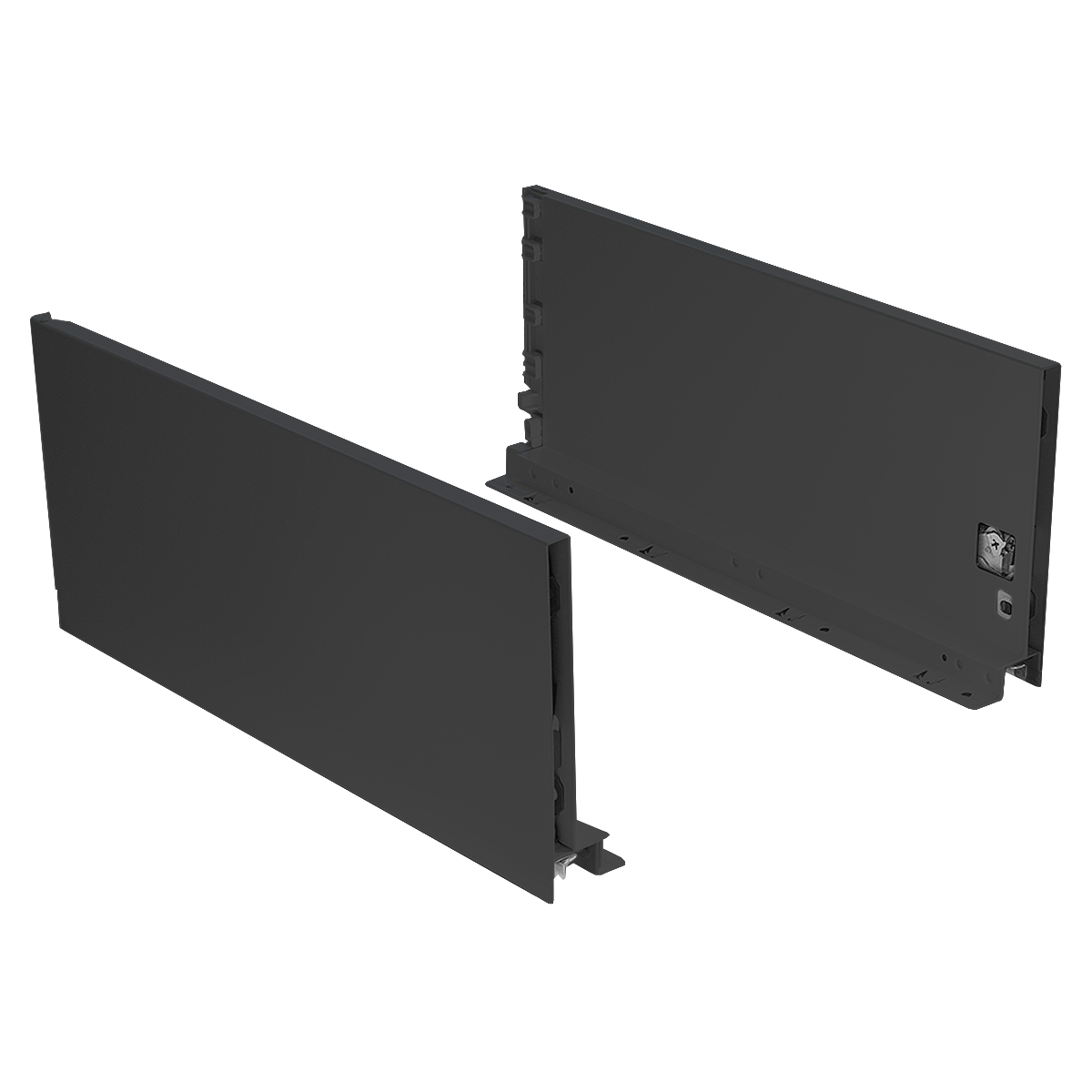 HD Slimbox 167 прямой 167*400 мм графит (6) 